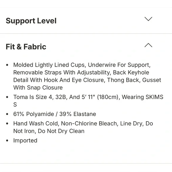 SKIMS Body Underwire Thong Bodysuit Black Size XL - Picture 10 of 11